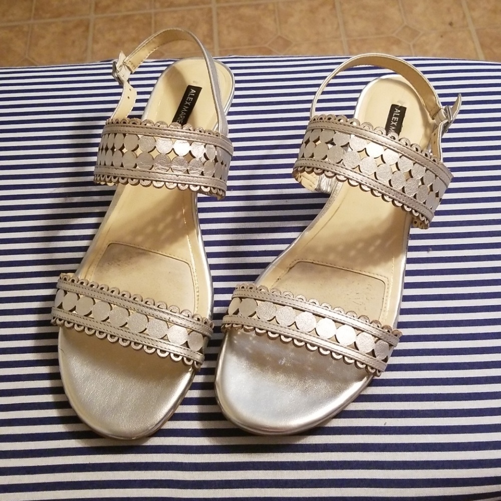 Alex Marie  Silver Sandals